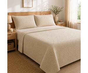 Juego de Sábanas Coralina Design - Colección Invierno - Disponible en Azul, Beige Rosa y Gris y en medidas para camas de 90cm, 105cm, 135cm, 150cm y 180cm - Donegal Collections Azul Cama 105cm