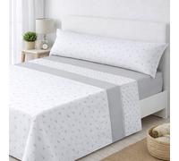 Juego de Sábanas Microfibra 100% Poliéster, Suaves y Frescas para Verano, Estampadas, incluye Bajera -Encimera-1 o 2 Funda de almohada, 18 Diseños para Camas 90/105/135/150/180 cm, ✅ Entrega en España