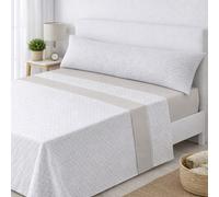 Juego de Sábanas Microfibra 100% Poliéster, Suaves y Frescas para Verano, Estampadas, incluye Bajera -Encimera-1 o 2 Funda de almohada, 18 Diseños para Camas 90/105/135/150/180 cm, ✅ Entrega en España