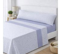Juego de Sábanas Microfibra 100% Poliéster, Suaves y Frescas para Verano, Estampadas, incluye Bajera -Encimera-1 o 2 Funda de almohada, 18 Diseños para Camas 90/105/135/150/180 cm, ✅ Entrega en España