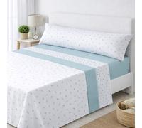 Juego de Sábanas Microfibra 100% Poliéster, Suaves y Frescas para Verano, Estampadas, incluye Bajera -Encimera-1 o 2 Funda de almohada, 18 Diseños para Camas 90/105/135/150/180 cm, ✅ Entrega en España