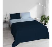 Juego de sábanas para Cama de Matrimonio, 100% algodón Natural Color, Fabricado en Italia, Juego de sábanas Completo con Esquinas, sábana encimera de 240 x 300 cm y Fundas de Almohada con Solapa