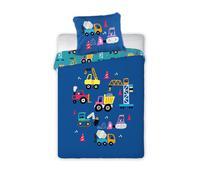 Juego De Sábanas Para Cuna Obra Azul 2 Piezas 100x135 Cm 100% Algodón