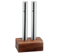 Juego de salero y pimentero con base de acacia, WMF