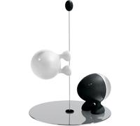 Juego de salero y pimentero LILLIPUT 14 cm, negro/blanco, Alessi
