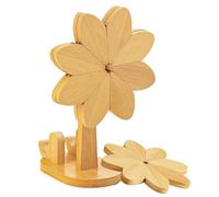 Juego de Salvamanteles Molino de Viento con Soporte para Teléfono | Salvamanteles rústicos decoración de mesa para cacerola estufa cuenco cocina salón decoración casa granja