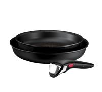 Juego de sartenes INGENIO EXCELLENCE FUSION 22 + 26 cm, juego de 3 piezas, antiadherente, Tefal
