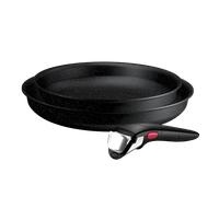 Juego de sartenes INGENIO EXPERTISE 24 + 28 cm, juego de 3 piezas, antiadherente, Tefal