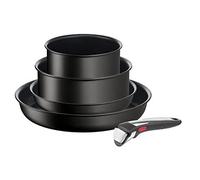 Juego de sartenes y cazos (5 piezas) con mango extraíble e inducción - Tefal, Línea Ingenio Unlimited On