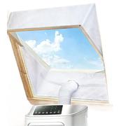 Juego de sellos para ventanas de acondicionados universales Cubierta de manguera de ventilación de acondicionados portátiles para fijar a la ventana abatible Juego de ventilación de aire