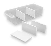Juego de separadores compatibles con cajón Stanley 1-93-980 1-93-981 1-93-978 - Separador organizador cajón (60, blanco, gran 109x50 mm)