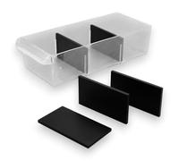Juego de separadores compatibles con cajón Stanley 1-93-980 1-93-981 1-93-978 - Separador organizador cajón (30, negro, pequeño 51x30 mm)
