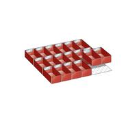 Juego de separadores de cajones LISTA, 18 cajas insertables