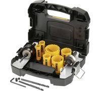 Juego de sierras de agujero DeWalt DT90355-QZ, 11 piezas.