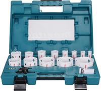 Makita Set de sierras de corona D-63993 – 16 piezas bimetálicas 16–76 mm, maletín plástico