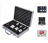Juego de sierras de corona Makita EZYchange BIM para electricistas - 8 piezas 16 - 51 mm bimetálicas (B-11972)