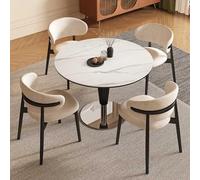 Juego de sillas de mesa de comedor para interiores, café, ocio, oficina, recepción, hogar, apartamento, 90 cm / 35.4in