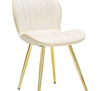 JUEGO DE SILLAS PARIS SPACE CREMA/ORO 2 PCS