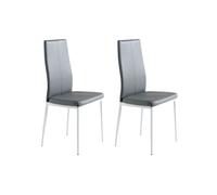 Pack sillas salón comedor sora estilo moderno en color gris 98x42x47 cm