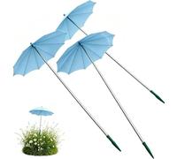 Juego De Sombrillas Para Plantas - Sombrilla De Jardín Más Grande, Mini Kit De Toldo Retráctil | Protección Solar Ajustable Para Plántulas, Para Balcón, Patio, Invernadero, Césped, Patio Trasero, Porc