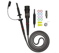 Juego de sondas de osciloscopio de 200 MHz para pruebas generales - Sonda de alcance pasivo de alta sensibilidad con puntas intercambiables y cable coaxial