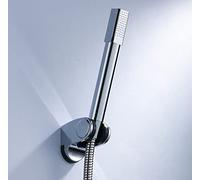Juego de Soporte para Cabezal de Ducha de Cobre, Palo de baño Cuadrado, de Mano, para Quitar y Lavar el Cabezal de Ducha pequeño de Alta presión - (Color: Cabezal de Ducha con Tubo)