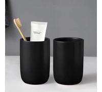 Juego de soportes para cepillos de dientes de cerámica, color , organizador para el baño