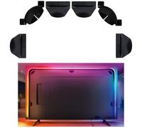 Juego de soportes para tira de luz degradado Philips Hue Play, kit de soportes de tira de luz Hue, se adapta a Philips de 55, 65 y 75 pulgadas, soporte de clips de montaje de tira LED de larga