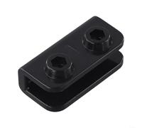 Juego de soportes rectangulares de repuesto para postes de soporte de tienda de campaña y cenador compatibles con sistemas de postes de fibra de vidrio de 2 vías (1 unidad)