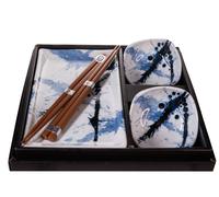 Juego de sushi BLUE Y WHITE SAKURA, 6 piezas, MIJ