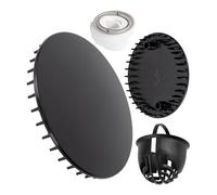 Juego de Tapa y Filtro de Pelo para desagüe de Ducha, Ø 112 mm, Compatible con Juego de desagüe Viega Tempoplex del año de Modelo 2001-2006, Tapa del Orificio de desagüe del Plato de Ducha