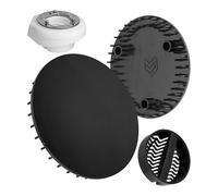Juego de tapa y filtro de pelo para desagüe de ducha, Ø 115 mm, compatible con el juego de desagüe Viega Tempoplex a partir del año de construcción 2006