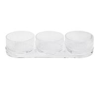 Juego de tapas PILASTRO 30 cm, transparente, cristal, Stelton