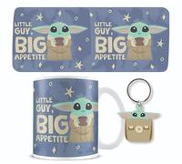 Juego de taza y llavero de Star Wars (Grogu), taza de café Baby Yoda de 315 ml y llavero, regalo de Star Wars - Merchandise oficial