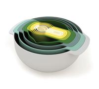 Juego de tazones de cocina OPAL NEST, 9 piezas, con tazas medidoras, apilable, Joseph Joseph