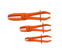 Juego de tenazas abrazaderas para tubos flexibles, Ø 0-60 mm, 3 piezas