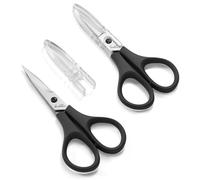 Juego de tijeras para coser y bordar, 2 unidades, acero inoxidable, 10 cm