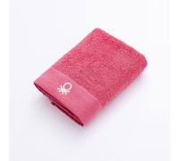 Juego de Toallas de Baño Premium 100% Algodón: Toalla de Baño 50x90cm en Color Rosa - Suave, Absorbente y Secado rápido Core Benetton