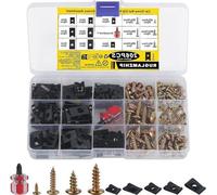 Juego de tornillos para automoción, con tuercas en forma de U y abrazaderas, para piezas de carrocería y componentes de automóviles