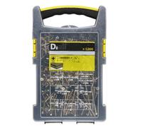 Juego de tornillos para madera diall 1200 uds