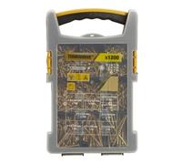 Juego de tornillos tx para madera diall 1200 uds
