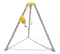 Juego de trípode para espacios reducidos, juego de trípode de seguridad para espacios reducidos, sistema de emergencia (1200 lbs winch)