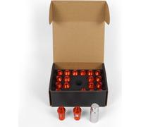 Juego de tuercas para radios OMP, rosca M14, con cono cónico, para llave SW19