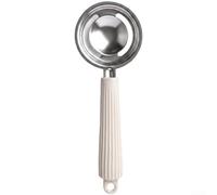 Juego de utensilios de cocina multiusos de acero inoxidable con asas de silicona antideslizantes para cocinar en casa y hornear esenciales (C)