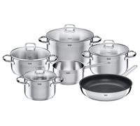 Juego de utensilios de cocina SILIT SILIT DIAMANT Scalea, de 6 piezas, acero inoxidable/transparente