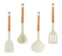Juego de Utensilios Mango de Madera para Cocinar de Silicona