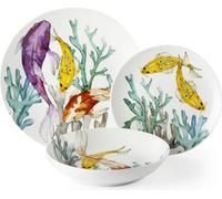 Juego de vajilla Excelsa, 18 piezas, porcelana Hokkaido, de colores