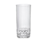 Juego de Vasos America'20s de Bormioli Rocco - Estilo Jazz Age con Borde Cortado a Láser, Alta Resistencia y Brillo Superior, Ideal para Cócteles y Bebidas Diarias