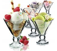 Juego de vasos de helado KADAX, cuencos de helado, vasos de postre con pie 6,...