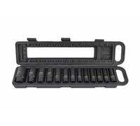 Juego de vasos de impacto largos, awtools, modelo black line 1/2' 13 p
